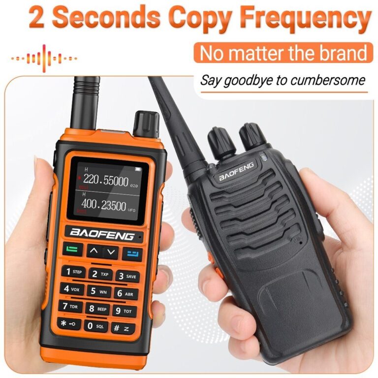 Baofeng uv 17 pro v2 frequência de cópia sem fio walkie talkie 16 km lanterna à prova dwireless água de longo alcance tipo-c carregador rádio presunto uv 5r - Image 10