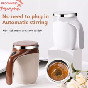 Modelo recarregável copo de agitação automática xícara de café alto valor copo de agitação elétrica preguiçoso milkshake rotativo copo de água magnético