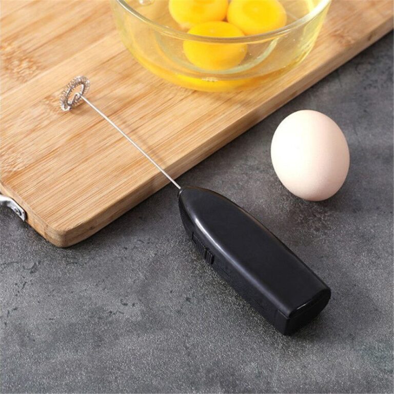 Mini batedor de ovos elétrico portátil cozinha doméstica inoxidável bolha café misturador bebida batedor leite bater o creme mexendo - Image 6