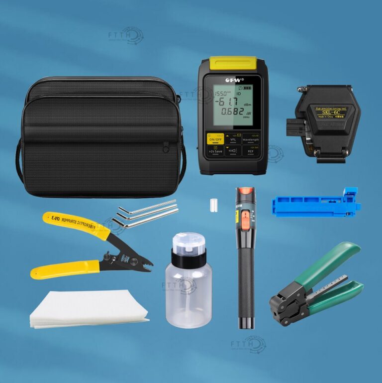Kit de ferramentas de fibra óptica com cutelo de fibra SKL-6C-70 + 10dbm 3 em 1 mini medidor de potência óptica 1mw localizador visual de falhas - Image 3