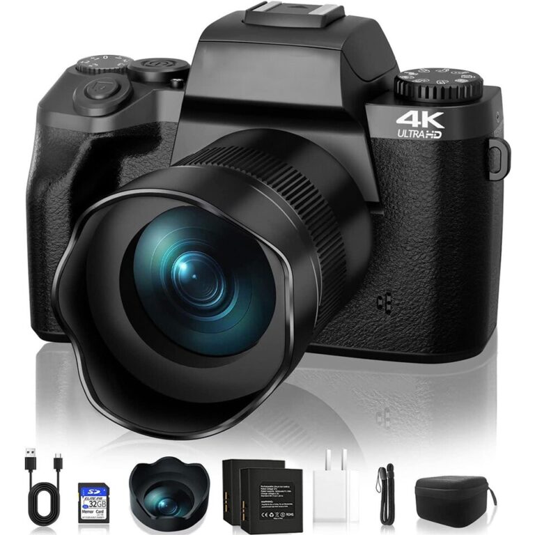Câmera digital com foco automático, 64mp, slr, dslr, para fotografia, 4k, 60fps, vlog, filmadora 4.0 com tela sensível ao toque, youtube, transmissão ao vivo, webcam - Image 3