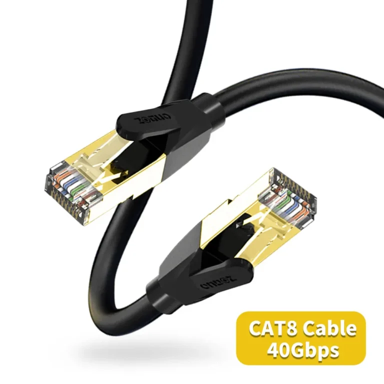 Zoguo cat8 roteador de cabo ethernet rj45 internet lan sftp 40gbps 2000mhz rede com algodão trançado para laptop iptv ps4 cat8/7/6 - Image 9