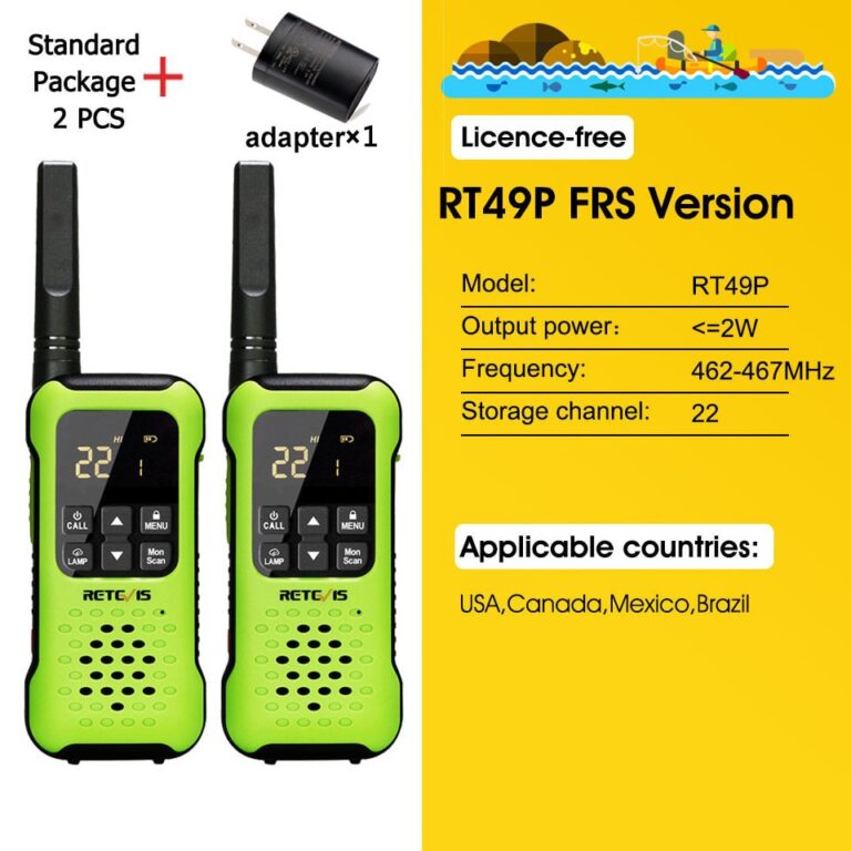 Retevis walkie talkie à prova d'água ip67 flutuante rádio bidirecional 2 peças incluídas pmr 446 bateria recarregável aa caiaque de pesca rt649p - Image 2