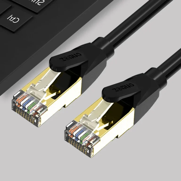 Zoguo cat8 roteador de cabo ethernet rj45 internet lan sftp 40gbps 2000mhz rede com algodão trançado para laptop iptv ps4 cat8/7/6 - Image 2