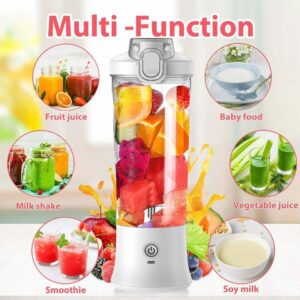 Liquidificador portátil 600ml espremedor elétrico misturadores de frutas 4000mah usb recarregável smoothie mini liquidificador espremedor pessoal copo colorido