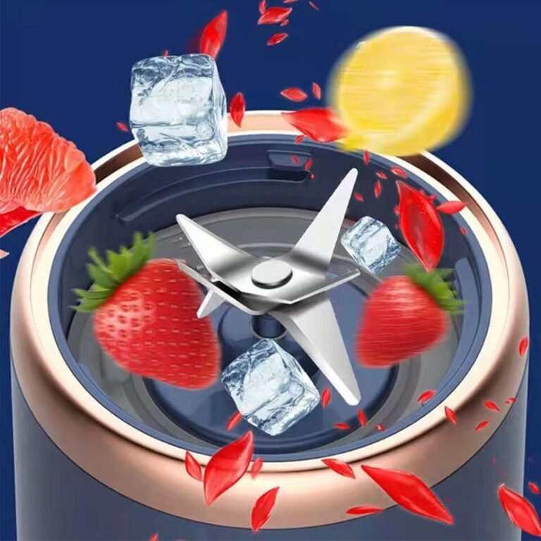 Garrafa liquidificador portátil elétrico 6 lâminas multifuncional suco liquidificador suco fresco smoothie liquidificador gelo crushcup processador de alimentos - Image 5