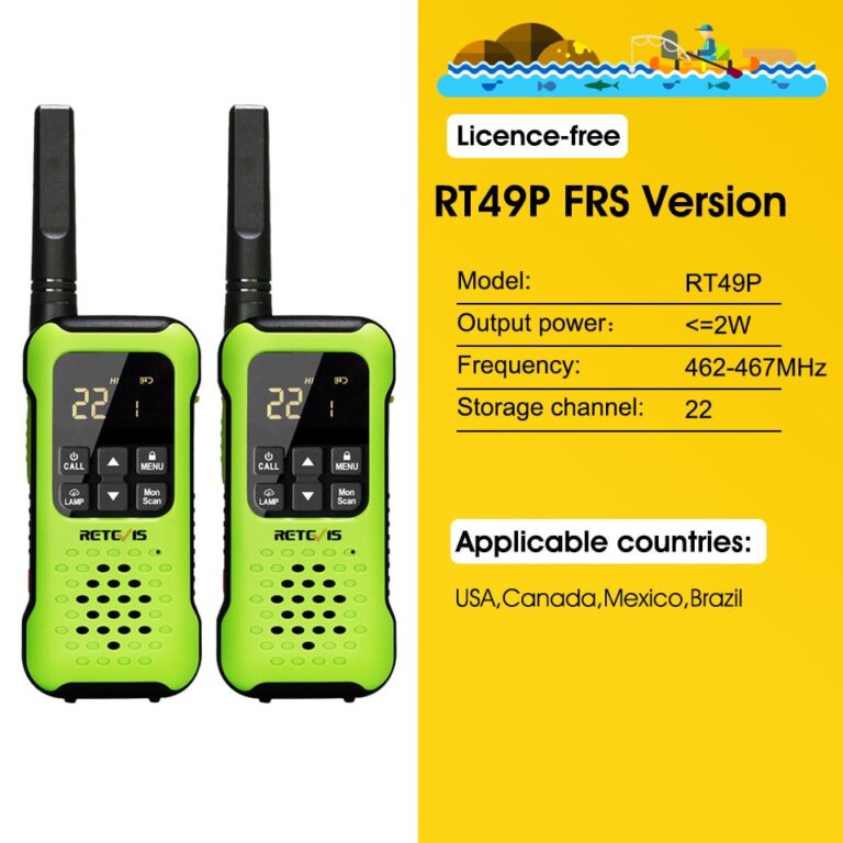 Retevis walkie talkie à prova d'água ip67 flutuante rádio bidirecional 2 peças incluídas pmr 446 bateria recarregável aa caiaque de pesca rt649p - Image 7