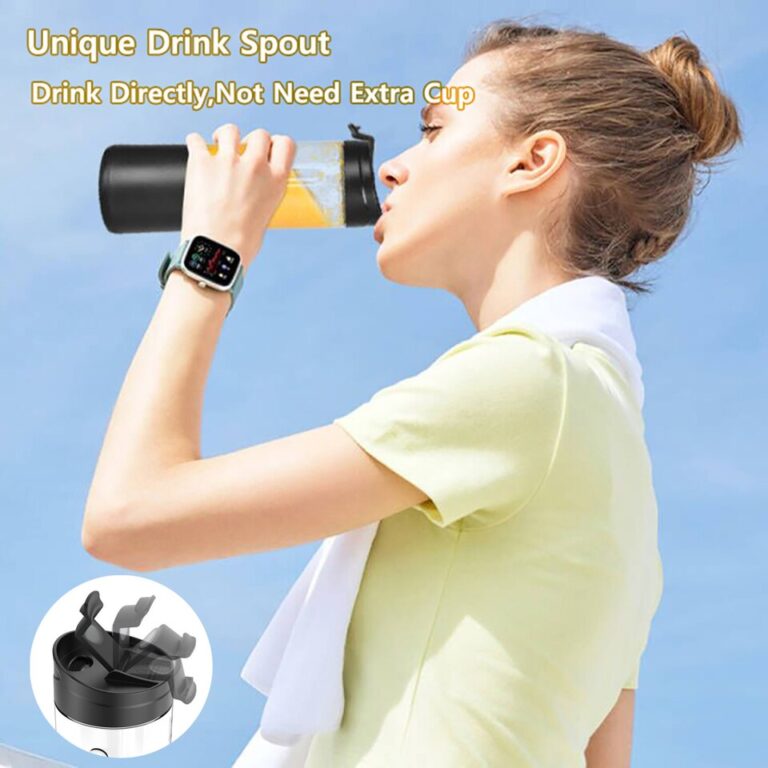 Mini liquidificador portátil elétrico espremedor de frutas smoothie laranja suco fresco liquidificador multifuncional recarregável portátil garrafa misturador - Image 5