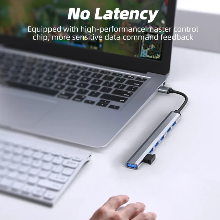 7 em 1 USB C HUB 3.0 Type C 4/7 Port Multi Splitter Adaptador OTG Adaptador de alimentação USB para Macbook Pro 13 15 Air Mi Pro PC Laptop - Image 5