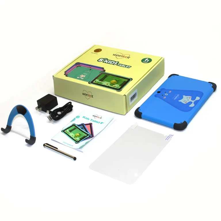 Weelikeit 8 Polegada crianças tablet para criança android 11 1280x800 ips crianças estudo tablet 2gb 32gb quad core 4500mah wifi6 com suporte - Image 2