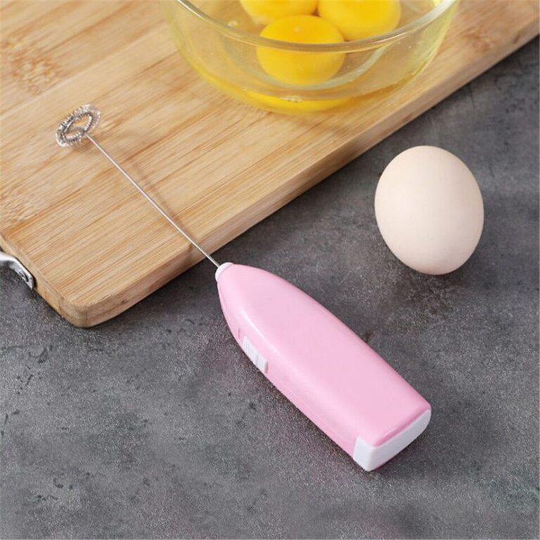 Mini batedor de ovos elétrico portátil cozinha doméstica inoxidável bolha café misturador bebida batedor leite bater o creme mexendo - Image 3