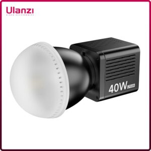 Ulanzi LT028 40W Luz de vídeo COB bicolor para estúdio fotográfico Luz LED 2500K-6500K 3400mAh para câmera de vídeo Livestreaming