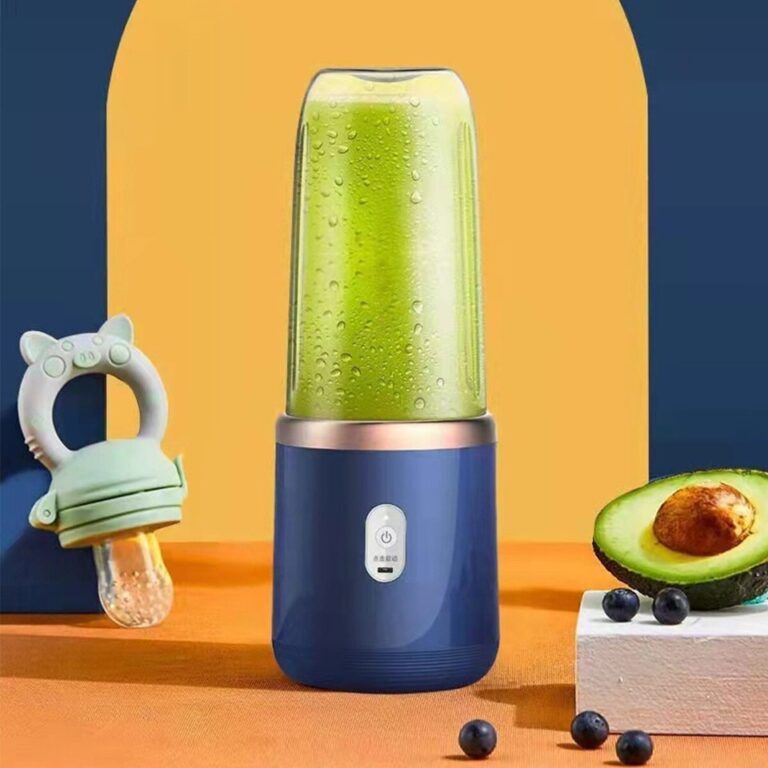 Garrafa liquidificador portátil elétrico 6 lâminas multifuncional suco liquidificador suco fresco smoothie liquidificador gelo crushcup processador de alimentos - Image 4