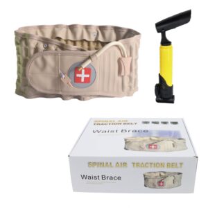 Suporte lombar descompressão cintura tração de ar cinta espinhal volta alívio cinto backach dispositivo liberação dor massageador unisex